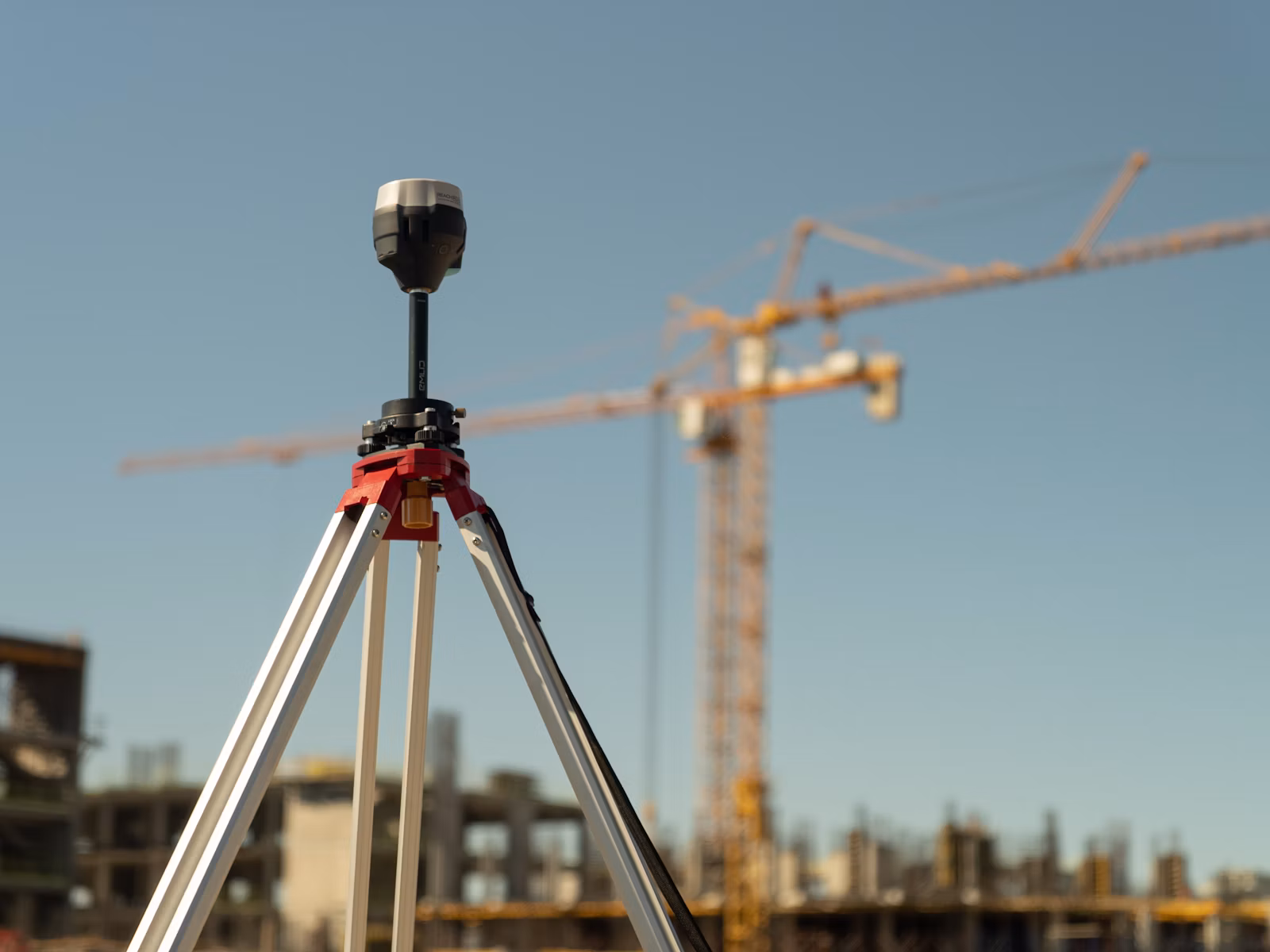 Mobile surveillance tower deployed on a Michigan construction jobsite